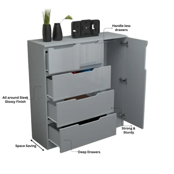 Capri 5 Drawers Chest