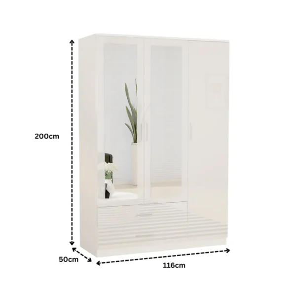 Verona 3 Doors Wardrobe